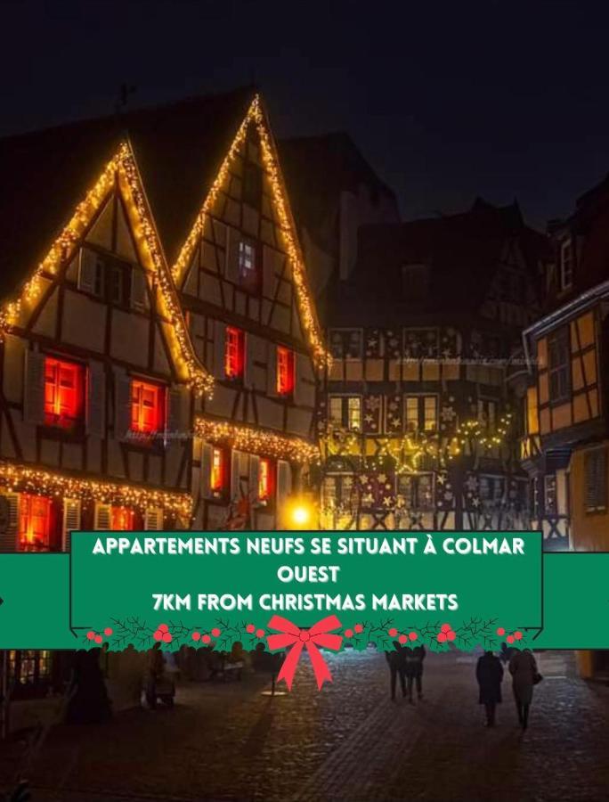 Coeur D'Alsace Colmar Vignobles Ouest Avec Terrasses Villa Wintzenheim Eksteriør bilde